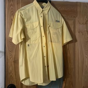 M Yellow Columbia Shirt